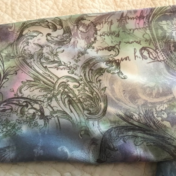 C&B colorful denim jacket with French images & text (2X) - Picture 9 of 15